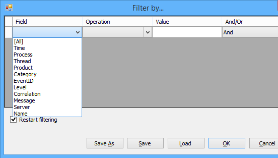 Filtering by Fields In SharePoint ULS Viewer
