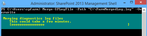merge SharePoint logs files using PowerShell
