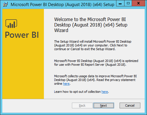 install power bi desktop for report server