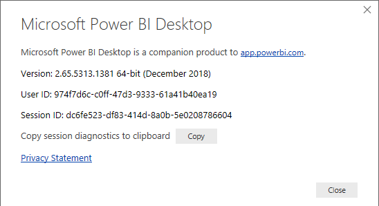 power bi report server version details